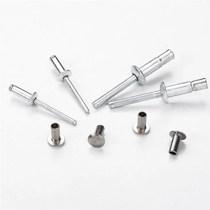 TNN Furniture Fasteners Aluminum Zinc Plated Open Type Pop Blind Rivet