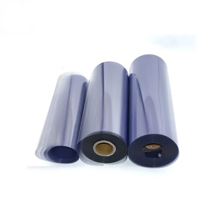 Shaffof yupqa plastik qattiq PVX plyonkali PVX rulonli PET RIGID